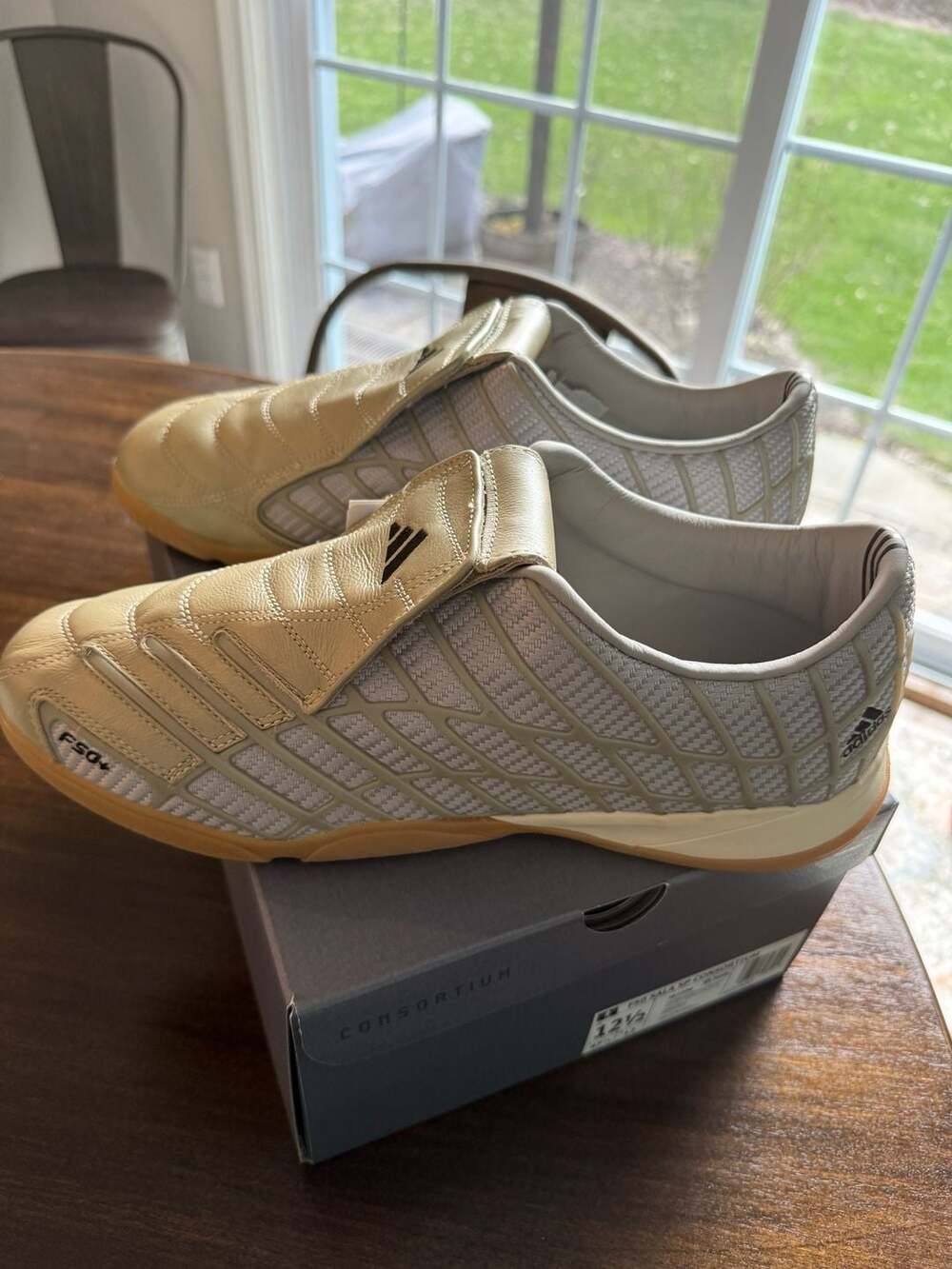 adidas F50 Sala SP Consortium Tech Metallic / Crystal White JR2206